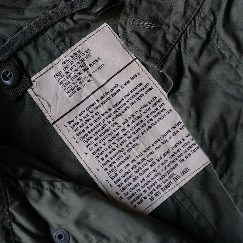 ポップアップ先行［S］m65 parka_deadstock_no.3 | anytee