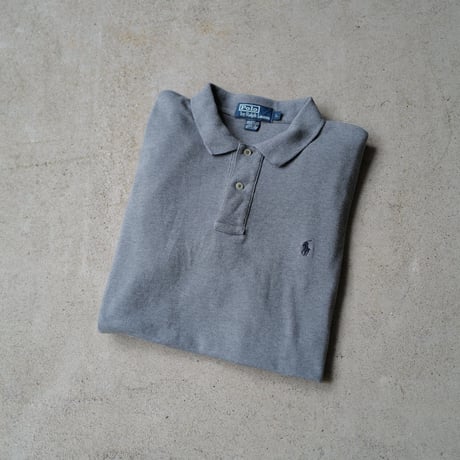 ［L］POLO SHIRT_MADE IN USA_80-90s vintage_no.18