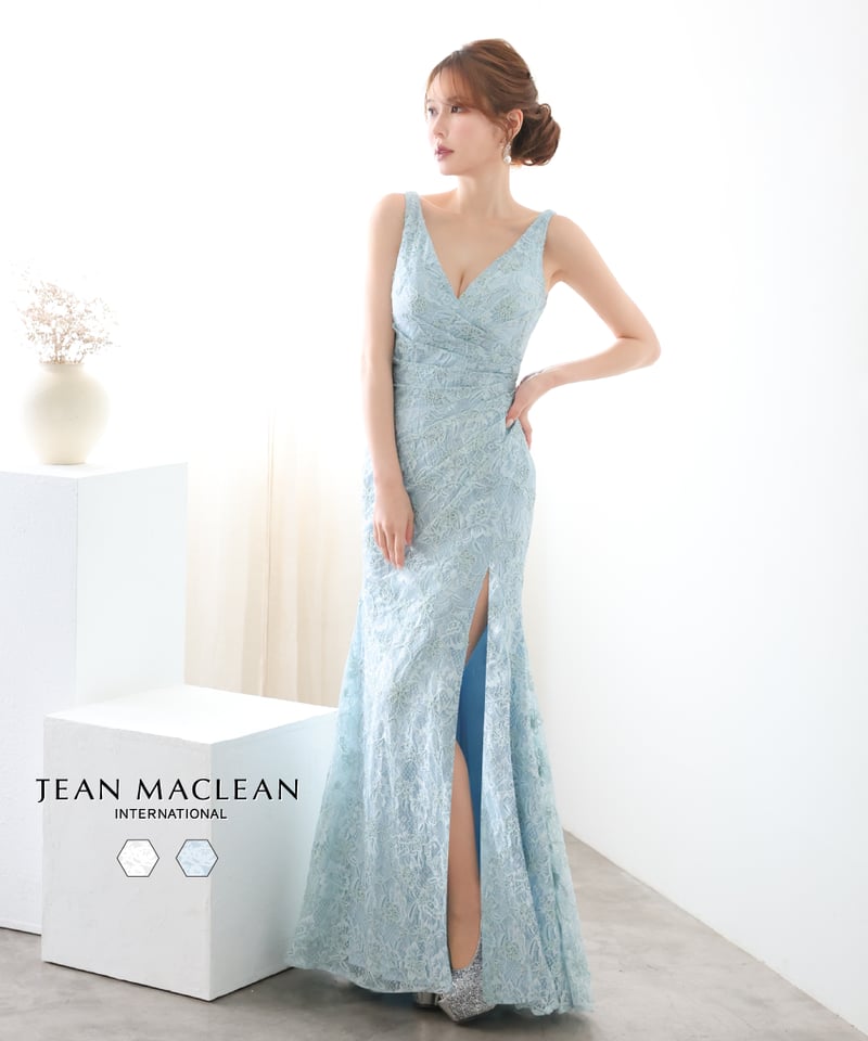 JEAN MACLEAN】ラメ糸混レース//LongDress【51930】 | IRMA