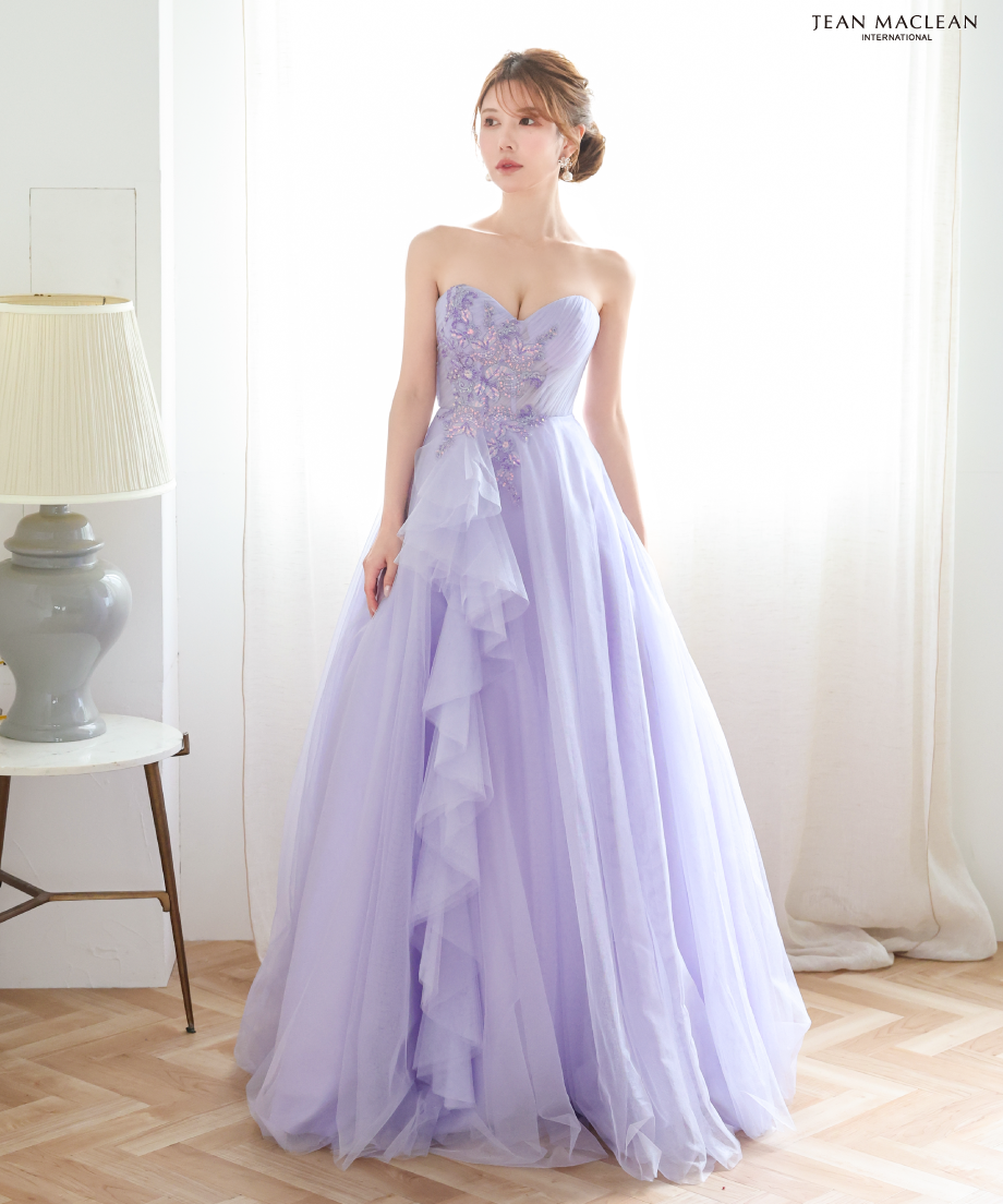 JEAN MACLEAN】スリーブ付き/ベア/姫/LongDress【51932】 | IR