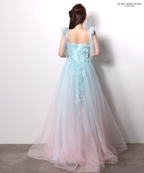 【JEAN MACLEAN】ベアトップ/モチーフレース/グラデーション/姫/Dress【61095】