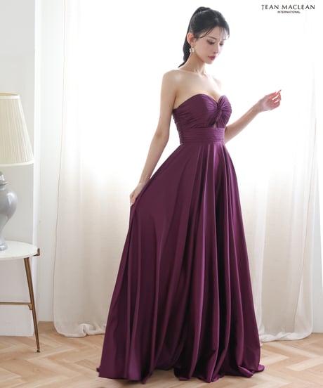 【IRMA】サテン/ベア/LongDress【51929-3】