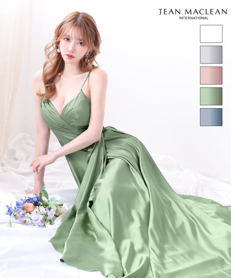 【JEAN MACLEAN】キャミ/サテン/LongDress【61174】