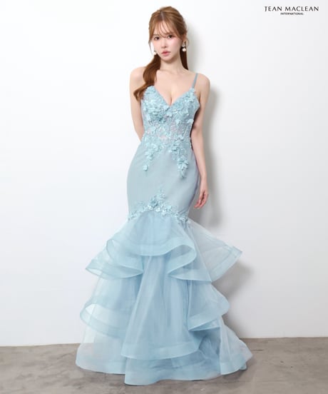 【JEAN MACLEAN】ネット/モチーフレース/マーメイド/LongDress【61176】