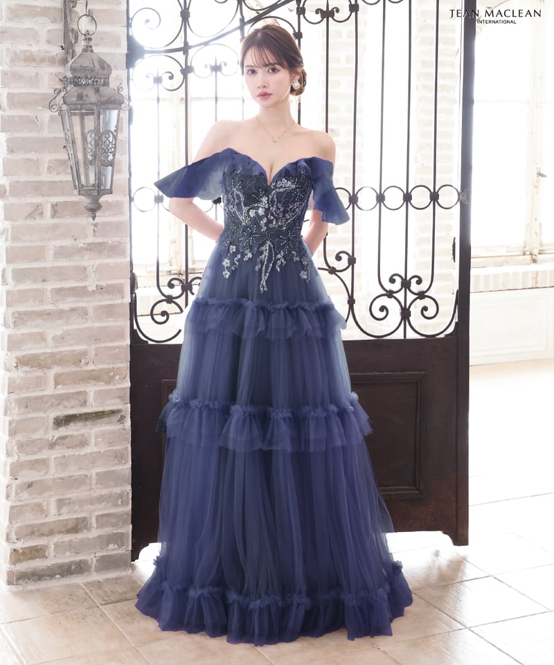 JEAN MACLEAN】オフショル/ネット/姫/LongDress【51805】 | IR