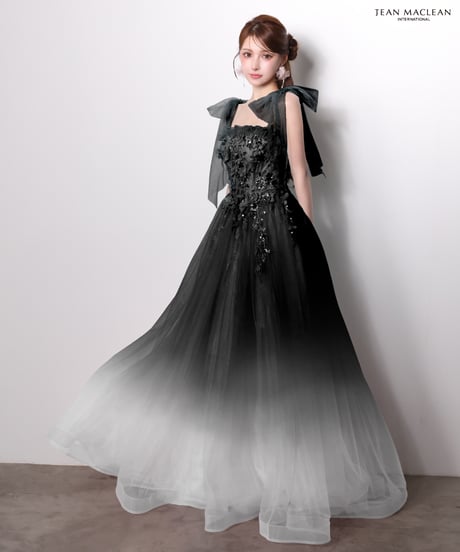 【JEAN MACLEAN】ベアトップ/モチーフレース/グラデーション/姫/Dress【61095】