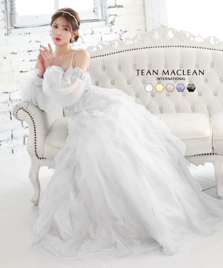 【JEAN MACLEAN】ネット/刺繡/姫/LongDress【51768-1】