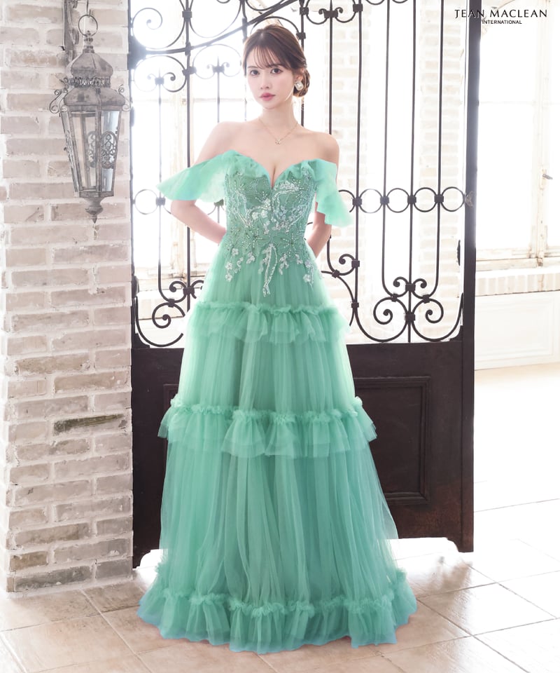 JEAN MACLEAN】オフショル/ネット/姫/LongDress【51805】 | IR