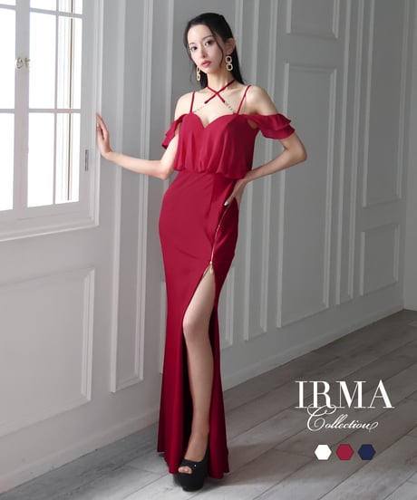 公式品切れ (定価35,200円)IRMA ナイトドレス 9号[M] 赤 公式品切れ (定価35,200円)IRMA ナイトドレス 9号[M] 赤 IRMA