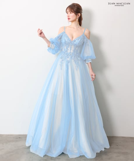 【JEAN MACLEAN】ネット/スリーブ付き/プリンセス/LongDress【61205】