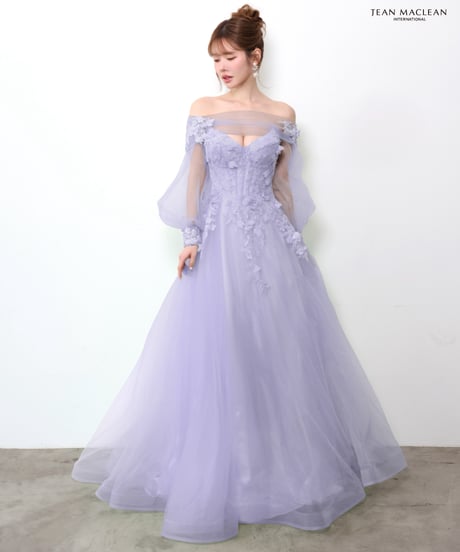 【JEAN MACLEAN】ベア/プリンセス/スリーブ付き/レース/LongDress【61177】