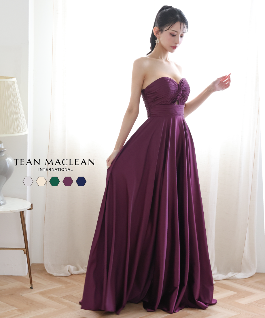 mmmスリーエムmmm 予約商品 【IRMA】サテン/ベア/LongDress【51929-1】 2025.11