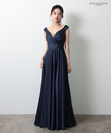 【JEAN MACLEAN】サテン/LongDress【51949-2】
