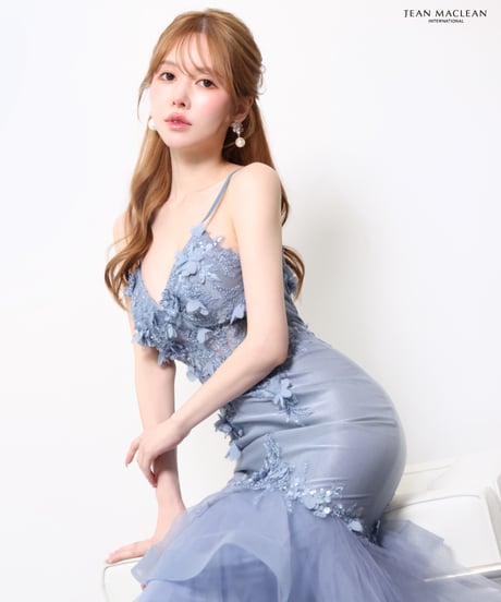 【JEAN MACLEAN】ネット/モチーフレース/マーメイド/LongDress【61176】