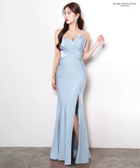 【JEAN MACLEAN】ベアトップ/サテン/LongDress【61172-1】