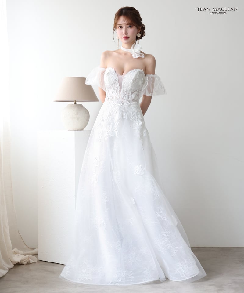 JEAN MACLEAN】パフスリーブ付き/チョーカー付き/ベア/姫