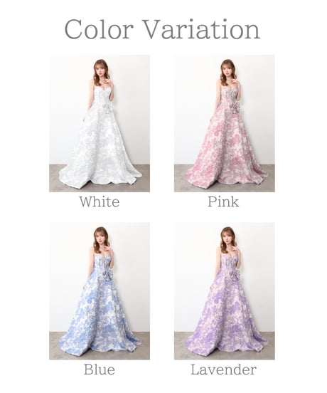 【JEAN MACLEAN】ベア/プリンセス/ジャガード/LongDress【61179】
