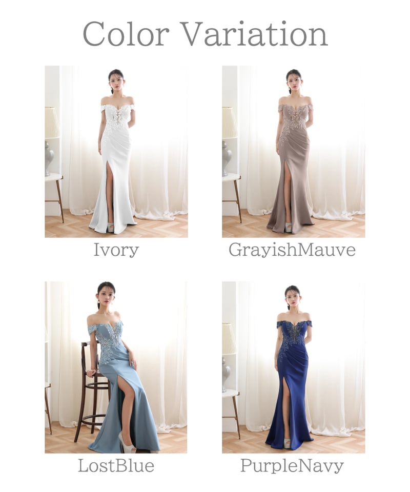 IRMA】オフショル/ニット/刺繡/レース/スリット入り【51924】 | IRMA