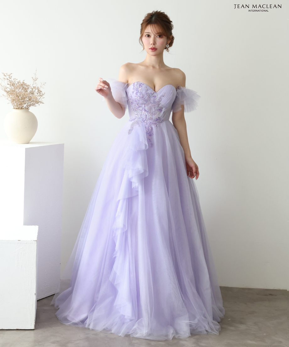 JEAN MACLEAN】スリーブ付き/ベア/姫/LongDress【51932】 | IR