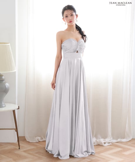 【IRMA】サテン/ベア/LongDress【51929-3】