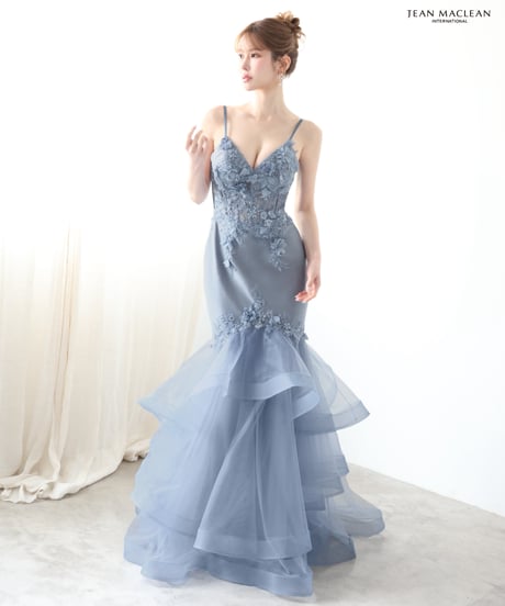 【JEAN MACLEAN】ネット/モチーフレース/マーメイド/LongDress【61176】