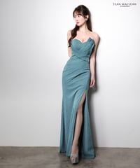 【JEAN MACLEAN】ラメニット/ベアトップ/アシメ/LongDress【51000-2】