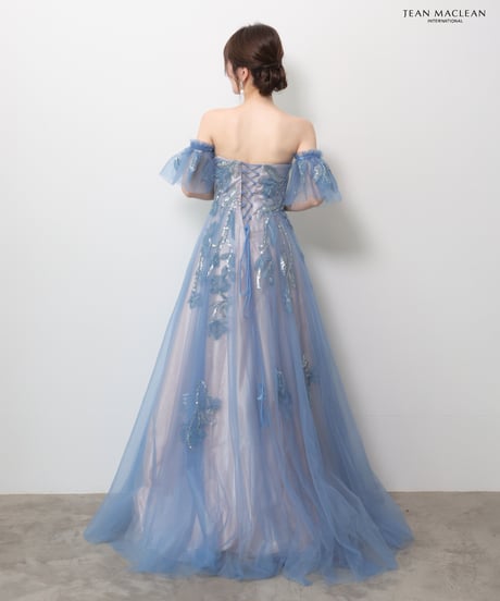 【JEAN MACLEAN】ベア/プリンセス/パフスリーブ付き/レース/LongDress【61150】