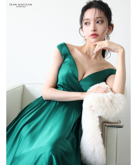 【JEAN MACLEAN】サテン/LongDress【51949-2】