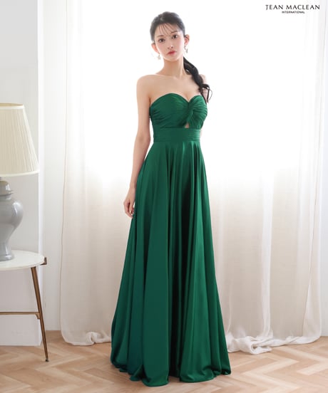 【IRMA】サテン/ベア/LongDress【51929-3】