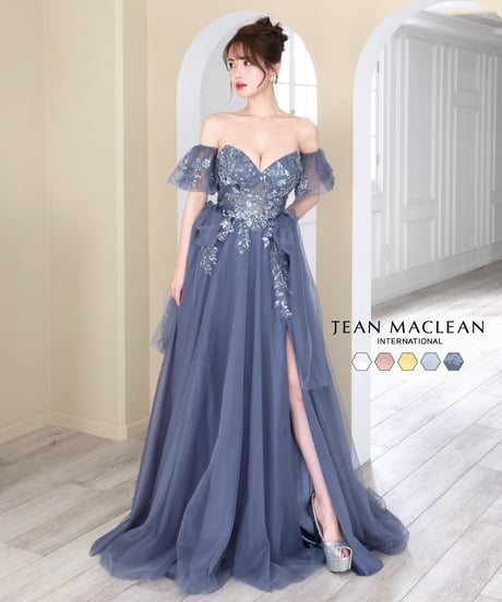 JEAN MACLEAN】ネット/姫/パフスリーブ付き/LongDress【51786】 | JEAN MACLEAN】ネット/姫/パフスリーブ付き/LongDress【51786】 |