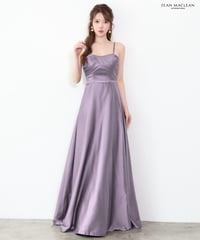 【JEAN MACLEAN】サテン/キャミ/フレア/LongDress【61293】