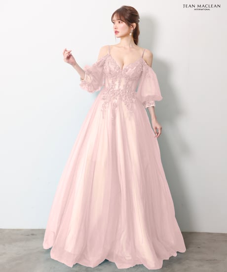 【JEAN MACLEAN】ネット/スリーブ付き/プリンセス/LongDress【61205】
