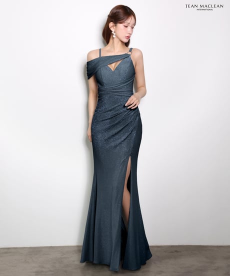 【JEAN MACLEAN】ワンショル/ラメニット/LongDress【61199】