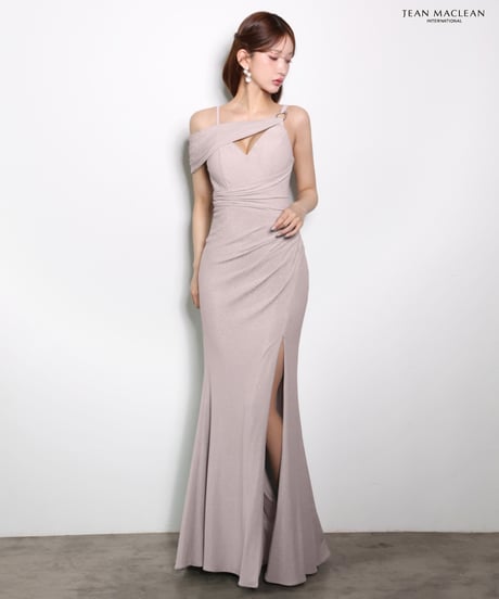 【JEAN MACLEAN】ワンショル/ラメニット/LongDress【61199】