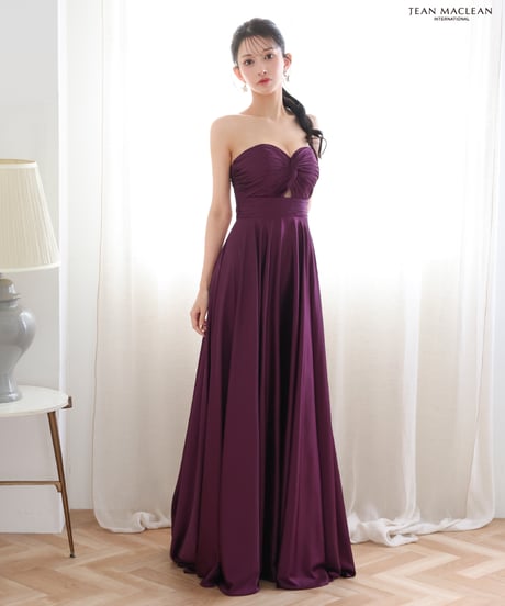 【IRMA】サテン/ベア/LongDress【51929-3】