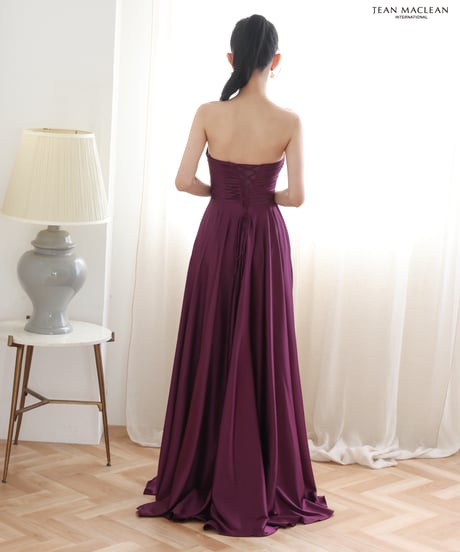 【IRMA】サテン/ベア/LongDress【51929-3】