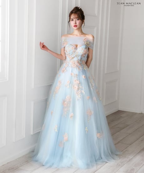 【JEAN MACLEAN】オフショル/ネット/姫/LongDress【51806】