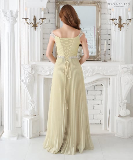【IRMA】ラメニット/プリーツ/LongDress【41551-2】