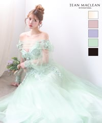 【JEAN MACLEAN】ベア/プリンセス/スリーブ付き/レース/LongDress【61177】