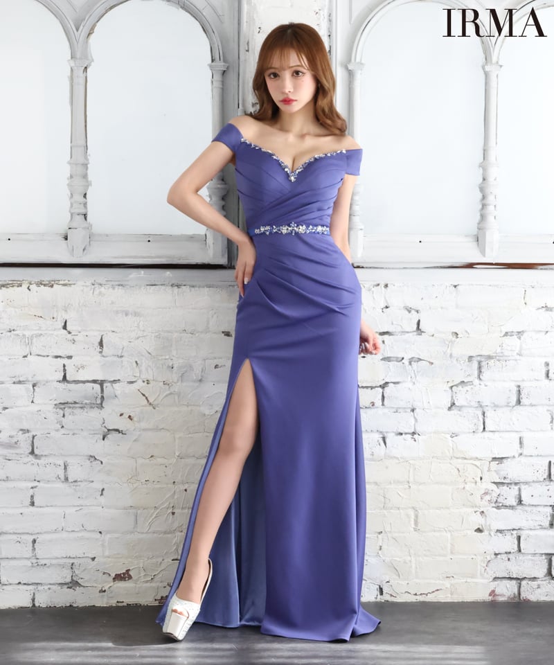 IRMA】ワンカラー/カットアウト/シアー/LongDress【41566】 | IRMA IRMA】ワンカラー/カットアウト/シアー/LongDress【41566】 | IRMA