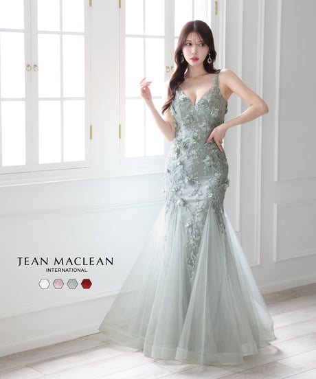 JEAN MACLEAN ストラップレスマーメイドドレス