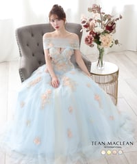【JEAN MACLEAN】オフショル/ネット/姫/LongDress【51806】
