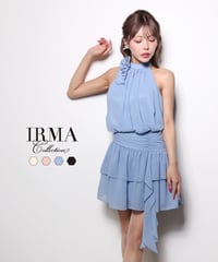 【IRMA】シフォン/ホルター/フリルスカート/セットアップ【61099】