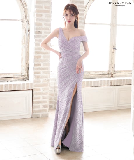 【JEAN MACLEAN】フクレニット/ラメ/LongDress【51801】