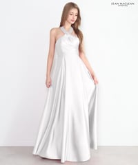 【JEAN MACLEAN】ホルター/サテン/LongDress【61231】