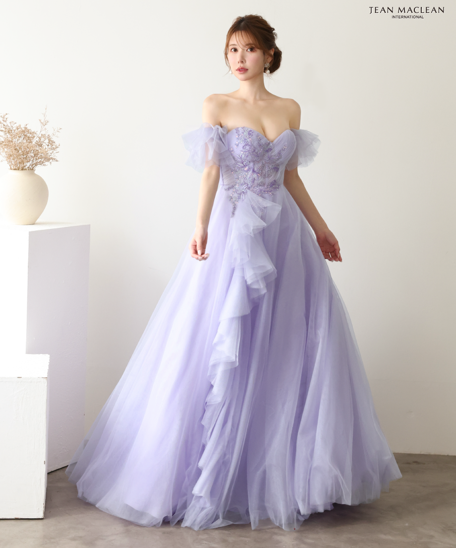 JEAN MACLEAN】スリーブ付き/ベア/姫/LongDress【51932】 | IR