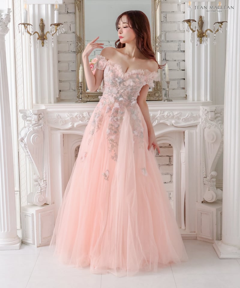 JEAN MACLEAN ジャンマクレーン ドレス フラワーレース オフショル