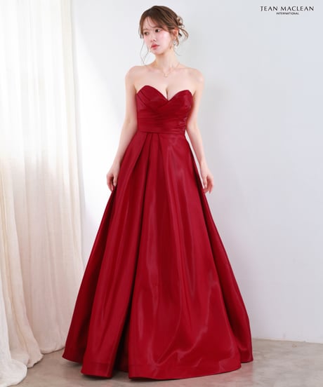 【JEAN MACLEAN】オフショル/ワンカラー/LongDress【61265】