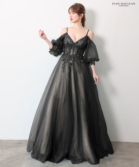 【JEAN MACLEAN】ネット/スリーブ付き/プリンセス/LongDress【61205】