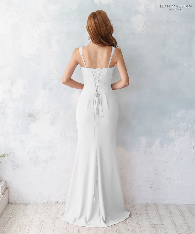 JEAN MACLEAN】ワンカラー/ビーズ刺繡/LongDress【41613】 | IR JEAN MACLEAN】ワンカラー/ビーズ刺繡/LongDress【41613】 | IR